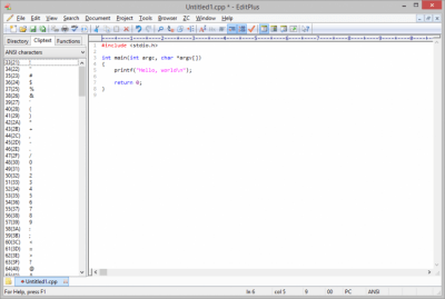 Capture d'écran de l'application EditPlus - #5