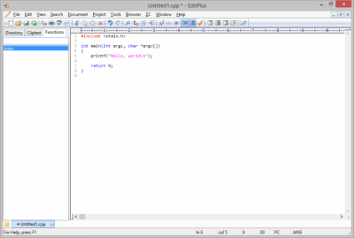 Capture d'écran de l'application EditPlus - #6