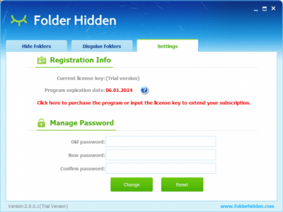 Capture d'écran de l'application Folder Hidden - #2