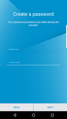 Capture d'écran de l'application BlackBerry Content Transfer - #3