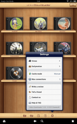 Capture d'écran de l'application Dailymotion & Vimeo Downloader - #3