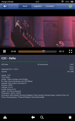 Capture d'écran de l'application Dailymotion & Vimeo Downloader - #13