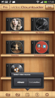 Capture d'écran de l'application Dailymotion & Vimeo Downloader - #17