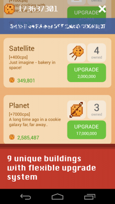 Capture d'écran de l'application Cookie Clicker HD - #6