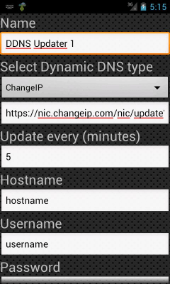 Capture d'écran de l'application Proxy Server - #6