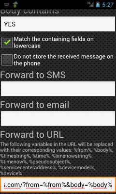 Capture d'écran de l'application SMS Gateway Ultimate - #4