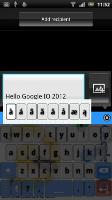 Capture d'écran de l'application Google IO 2012 ASK Theme - #2