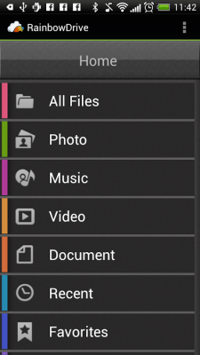 Capture d'écran de l'application RainbowDrive - #9