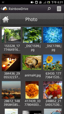 Capture d'écran de l'application RainbowDrive - #12