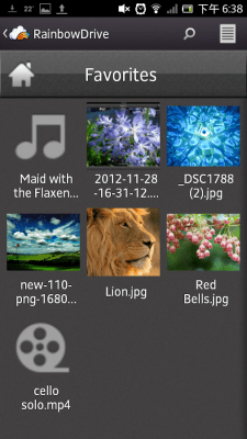 Capture d'écran de l'application RainbowDrive - #15