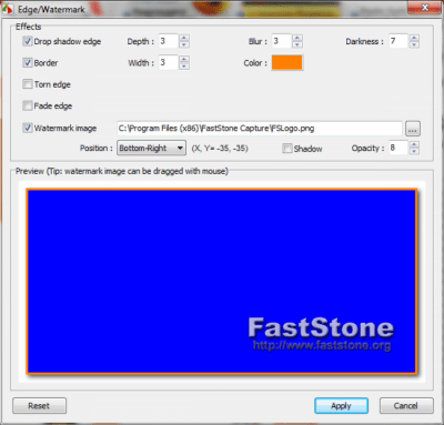 Capture d'écran de l'application FastStone Capture Portable - #3