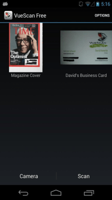 Capture d'écran de l'application VueScan Mobile gratuit pour Android - #1