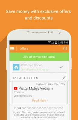 Capture d'écran de l'application Sendly: Credit your loved ones - #3