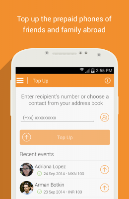 Capture d'écran de l'application Sendly: Credit your loved ones - #5