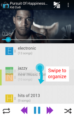 Capture d'écran de l'application Music Folder Player (original) - #4
