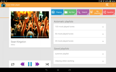 Capture d'écran de l'application Music Folder Player (original) - #10