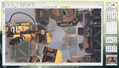 Capture d'écran de l'application RasterVect  Free Edition - #3
