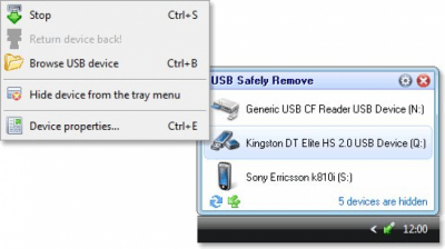 Capture d'écran de l'application USB Safely Remove - #1