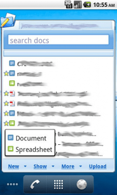 Capture d'écran de l'application My Docs - Google Docs - #5