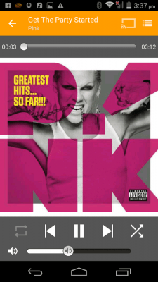 Capture d'écran de l'application abMusic - #5