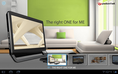 Capture d'écran de l'application Packard Bell oneTwo - #3