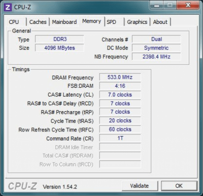 Capture d'écran de l'application CPU-Z Portable - #2