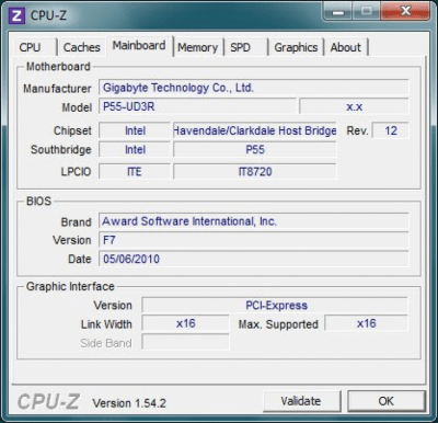 Capture d'écran de l'application CPU-Z Portable - #3