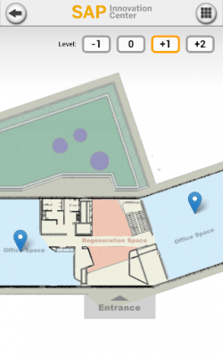 Capture d'écran de l'application SAP Innovation Center - #4