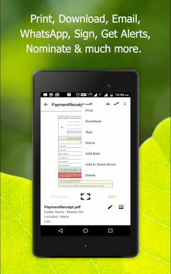 Capture d'écran de l'application allDox - documents organized - #3