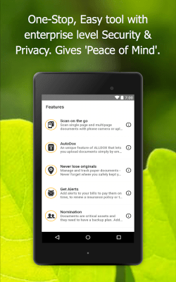 Capture d'écran de l'application allDox - documents organized - #7