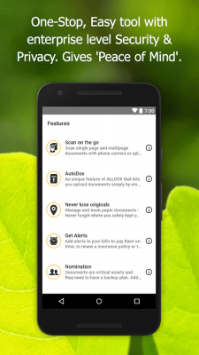 Capture d'écran de l'application allDox - documents organized - #9