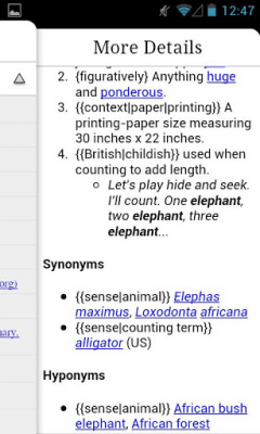 Capture d'écran de l'application Multiple Dictionary - OwlDic - #6