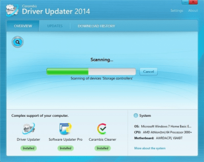 Capture d'écran de l'application Carambis Driver Updater - #2