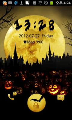 Capture d'écran de l'application Halloween Moon Night GO Locker - #1