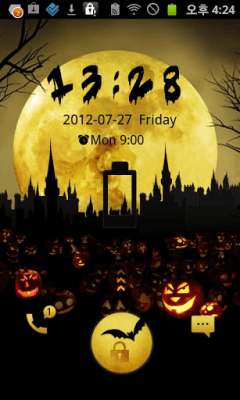 Capture d'écran de l'application Halloween Moon Night GO Locker - #2