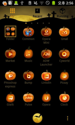 Capture d'écran de l'application Halloween Moon Night GO Locker - #4
