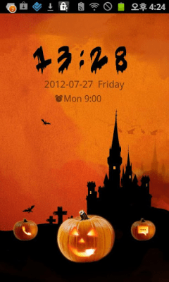 Capture d'écran de l'application Halloween Pumpkin GO Locker - #1