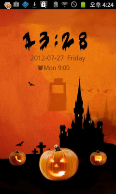 Capture d'écran de l'application Halloween Pumpkin GO Locker - #2