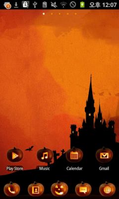 Capture d'écran de l'application Halloween Pumpkin GO Locker - #3