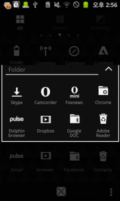 Capture d'écran de l'application Mono GOLauncher EX Theme - #3