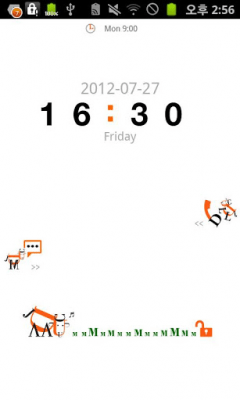 Capture d'écran de l'application Typo Art Milk Cow GO Locker - #3