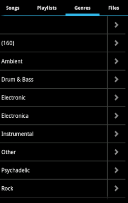 Capture d'écran de l'application Music Player Ultra - #3