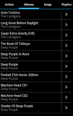 Capture d'écran de l'application Music Player Ultra - #5