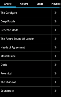 Capture d'écran de l'application Music Player Ultra - #7