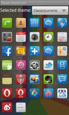 Capture d'écran de l'application Classic Theme GO Launcher EX - #8
