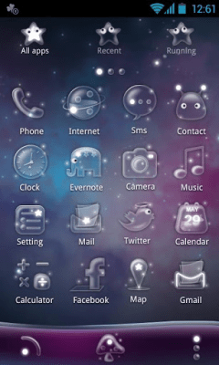 Capture d'écran de l'application Acid Planet - GO Super Theme - #6