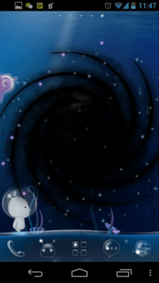 Capture d'écran de l'application Acid Planet - GO Super Theme - #7