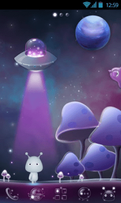 Capture d'écran de l'application Acid Planet - GO Super Theme - #8