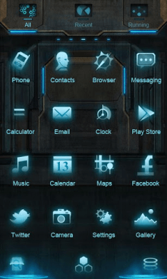 Capture d'écran de l'application EVA Super Theme GO Launcher EX - #7