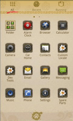 Capture d'écran de l'application Ink Theme GO Launcher EX - #7